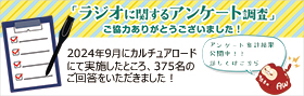 ラジオに関するアンケート調査結果